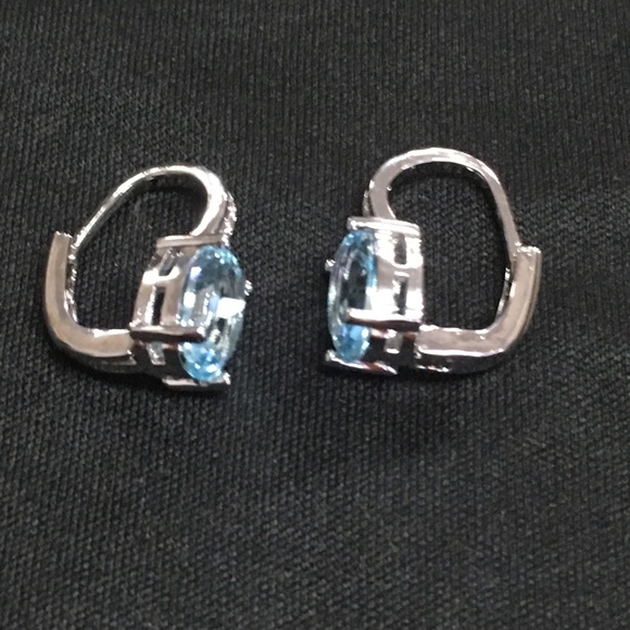 Moonrocy women’s blue earrings - Picture 3 of 8